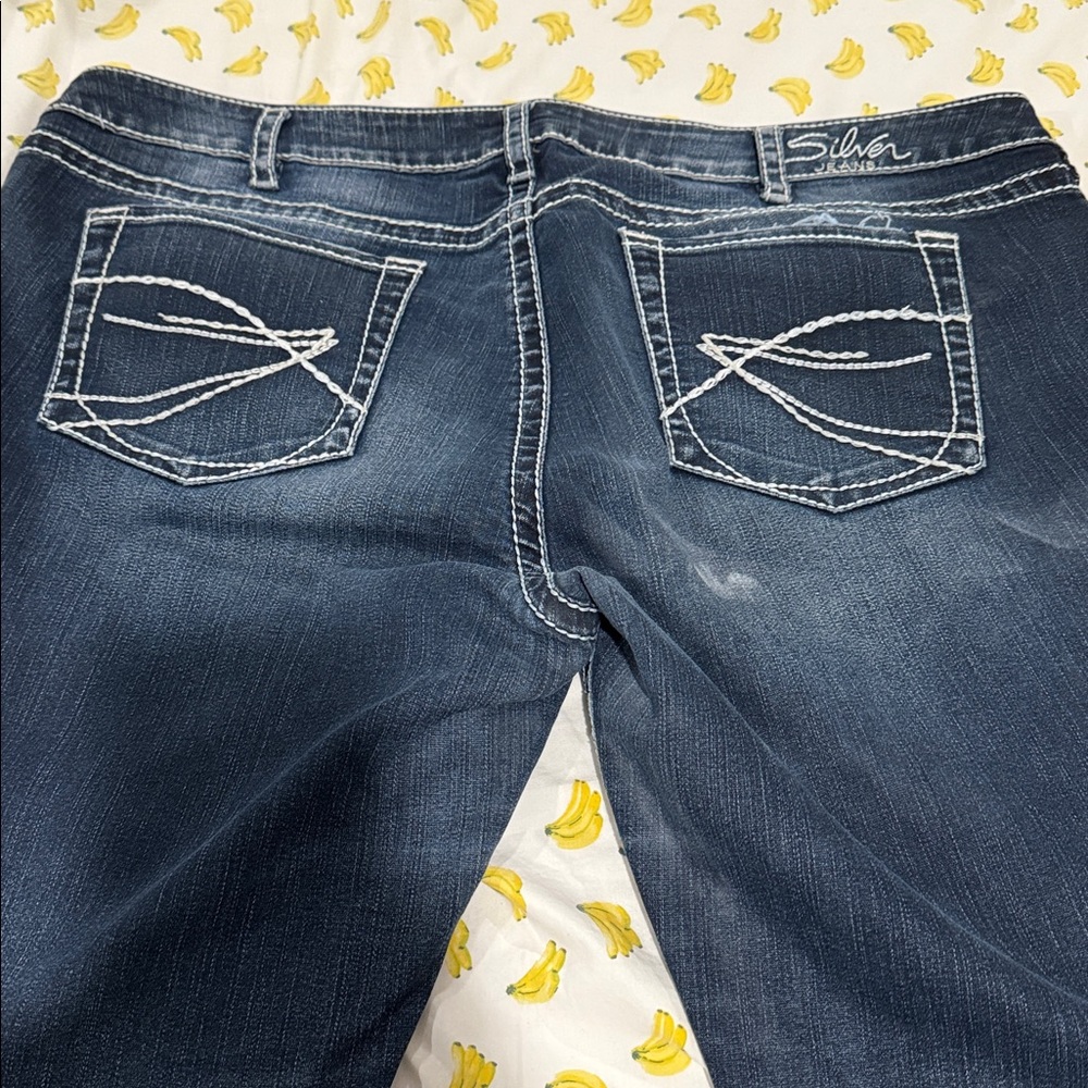 SILVER AIKO BOOTCUT SUPER STRETCH JEANS 24W